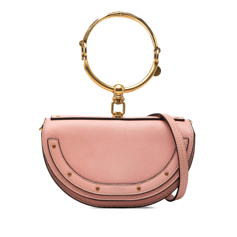 Pre-Loved Chloé Small Leather Nile Bracelet Minaudiere